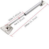 Darrahopens Home & Garden > DIY 2 Pcs 100N Cabinet Door Hydraulic Hinge Metal Head Lift Support Soft Close & Buffer Telescopic