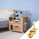 Darrahopens Home & Garden > DIY 25mm Castor Brass Caster Wheel Swivel Vintage Chairs Cabinet Bed Furniture Wheels Brass