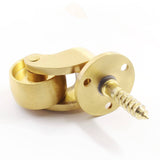 Darrahopens Home & Garden > DIY 25mm Castor Brass Caster Wheel Swivel Vintage Chairs Cabinet Bed Furniture Wheels Brass