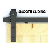 darrahopens Home & Garden > DIY 3.6m Sliding Barn Door Hardware