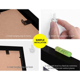 darrahopens Home & Garden > DIY 3 PCS Photo Frame Wall Set A3 Picture Home Decor Art Gift Present Black