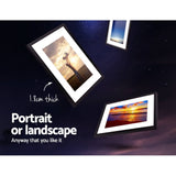 darrahopens Home & Garden > DIY 3 PCS Photo Frame Wall Set A3 Picture Home Decor Art Gift Present Black