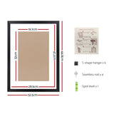 darrahopens Home & Garden > DIY 3 PCS Photo Frame Wall Set A3 Picture Home Decor Art Gift Present Black