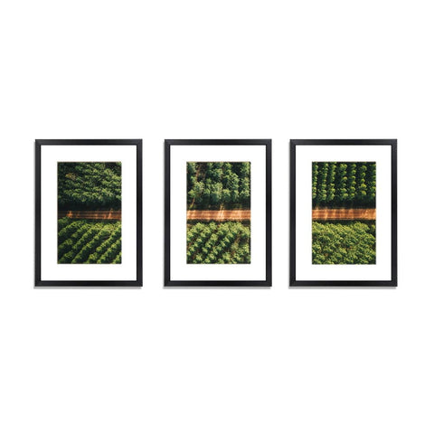 darrahopens Home & Garden > DIY 3 PCS Photo Frame Wall Set A3 Picture Home Decor Art Gift Present Black
