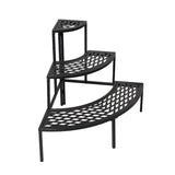 Darrahopens Home & Garden > DIY 3 Tier Metal Plant Stand Corner Quarter Round Flower Pot Planter Display Rack