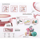 darrahopens Home & Garden > DIY 48 Needles DIY Knitting Machine Weaving Swift Yarn Fiber String Ball Wool Winder