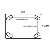 Darrahopens Home & Garden > DIY 4x 3" Heavy Duty Industrial Swivel Brake Caster Wheel Wheels Castor 500KG Trolley