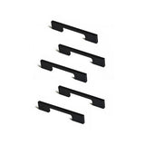 darrahopens Home & Garden > DIY 5 x 96mm Kitchen Handle Cabinet Cupboard Door Drawer Handles square Black furniture pulls