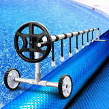 darrahopens Home & Garden > DIY Aquabuddy Swimming Pool Cover with Roller Wheel Solar Blanket Adjustable 10 X 4m