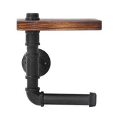 darrahopens Home & Garden > DIY Artiss 1X Wall Shelves Paper Holder Industrial Pipe Shelf DIY Vintage Brackets