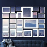 darrahopens Home & Garden > DIY Artiss Photo Frames 26PCS  8x10in 5x7in 4x6in 3.5x5in Hanging Wall Frame White