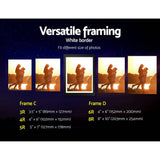 darrahopens Home & Garden > DIY Artiss Photo Frames 30PCS  8x10in 5x7in 4x6in 3.5x5in Hanging Wall Frame Black