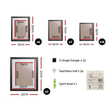 darrahopens Home & Garden > DIY Artiss Photo Frames 30PCS  8x10in 5x7in 4x6in 3.5x5in Hanging Wall Frame Black