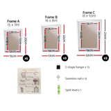darrahopens Home & Garden > DIY Artiss Photo Frames11PCS 5x7in 6x8in 8x10in Hanging Wall Frame White