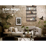 darrahopens Home & Garden > DIY Artiss Wall Display Shelves Industrial DIY Pipe Shelf Rustic Floating Brackets