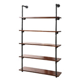 darrahopens Home & Garden > DIY Artiss Wall Display Shelves Industrial DIY Pipe Shelf Rustic Floating Brackets