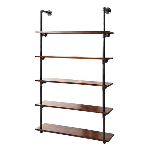 darrahopens Home & Garden > DIY Artiss Wall Display Shelves Industrial DIY Pipe Shelf Rustic Floating Brackets