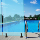 darrahopens Home & Garden > DIY Balustrade Black Glass Clamp 304 Stainless Spigot Pool Fencing Fence
