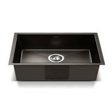 darrahopens Home & Garden > DIY Cefito 30cm x 45cm Stainless Steel Kitchen Sink Under/Top/Flush Mount Black