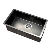 darrahopens Home & Garden > DIY Cefito 30cm x 45cm Stainless Steel Kitchen Sink Under/Top/Flush Mount Black