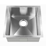 darrahopens Home & Garden > DIY Cefito 44cm x 44cm Stainless Steel Kitchen Sink Under/Top/Flush Mount Silver