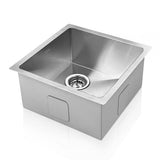 darrahopens Home & Garden > DIY Cefito 44cm x 44cm Stainless Steel Kitchen Sink Under/Top/Flush Mount Silver