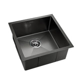 darrahopens Home & Garden > DIY Cefito 51cm x 45cm Stainless Steel Kitchen Sink Under/Top/Flush Mount Black