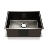 darrahopens Home & Garden > DIY Cefito 60cm x 45cm Stainless Steel Kitchen Sink Under/Top/Flush Mount Black