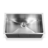 darrahopens Home & Garden > DIY Cefito 70cm x 45cm Stainless Steel Kitchen Sink Under/Top/Flush Mount Silver