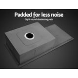 darrahopens Home & Garden > DIY Cefito 75cm x 45cm Stainless Steel Kitchen Sink Under/Top/Flush Mount Black