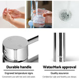 darrahopens Home & Garden > DIY Cefito Basin Mixer Tap Faucet Silver