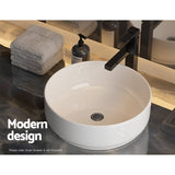 Darrahopens Home & Garden > DIY Cefito Bathroom Basin Ceramic Vanity Basin Above Counter White Hand Wash