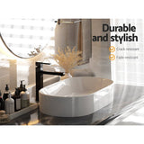 Darrahopens Home & Garden > DIY Cefito Bathroom Basin Vanity Ceramic Basin Above Counter Hand Wash Long Shape