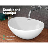 darrahopens Home & Garden > DIY Cefito Ceramic Oval Sink Bowl - White