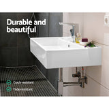 darrahopens Home & Garden > DIY Cefito Ceramic Rectangle Sink Bowl - White