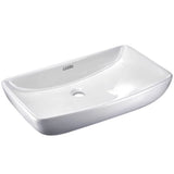 darrahopens Home & Garden > DIY Cefito Ceramic Rectangle Sink Bowl - White