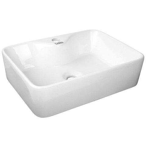 darrahopens Home & Garden > DIY Cefito Ceramic Rectangle Sink Bowl - White