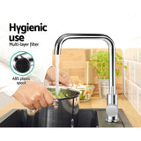 darrahopens Home & Garden > DIY Cefito Mixer Kitchen Faucet Tap Swivel Spout WELS Silver