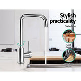 darrahopens Home & Garden > DIY Cefito Mixer Kitchen Faucet Tap Swivel Spout WELS Silver