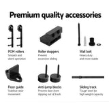 darrahopens Home & Garden > DIY Cefito Sliding Barn Door Hardware Track Set 2.44m Roller Kit Slide Office
