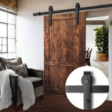 darrahopens Home & Garden > DIY Cefito Sliding Barn Door Hardware Track Set 2m Roller Kit Slide Office Bedroom