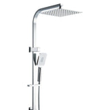 darrahopens Home & Garden > DIY Cefito WELS 10'' Rain Shower Head Set Round Handheld High Pressure Wall Chrome