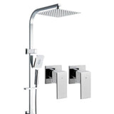 darrahopens Home & Garden > DIY Cefito WELS 10'' Rain Shower Head Taps Round Handheld High Pressure Wall Chrome