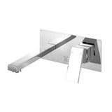 darrahopens Home & Garden > DIY Cefito WELS Bathroom Tap Wall Square Silver Basin Mixer Taps Vanity Brass Faucet