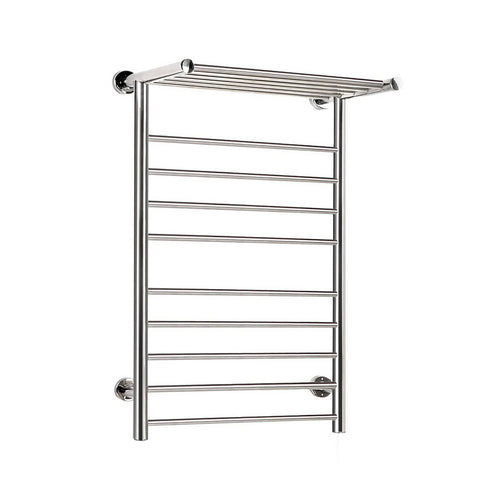 darrahopens Home & Garden > DIY Devanti Electric Heated Towel Rail Warmer Heater Rails Rack Wall Mounted 14 Bar
