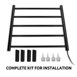 darrahopens Home & Garden > DIY Devanti Heated Towel Rail Electric Warmer Heater Rails Holder Rack Wall Mounted