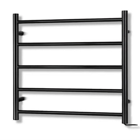 darrahopens Home & Garden > DIY Devanti Heated Towel Rail Electric Warmer Heater Rails Holder Rack Wall Mounted