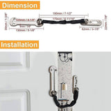 Darrahopens Home & Garden > DIY Door Chain Lock Anti-Theft Security Guard Bolt Latch