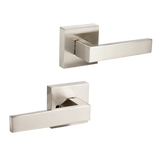 darrahopens Home & Garden > DIY Door Handle Set Lever Passage Function Square Satin Nickel