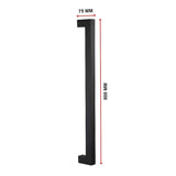 darrahopens Home & Garden > DIY Entrance Door Pull Handle Matte Black 800mm